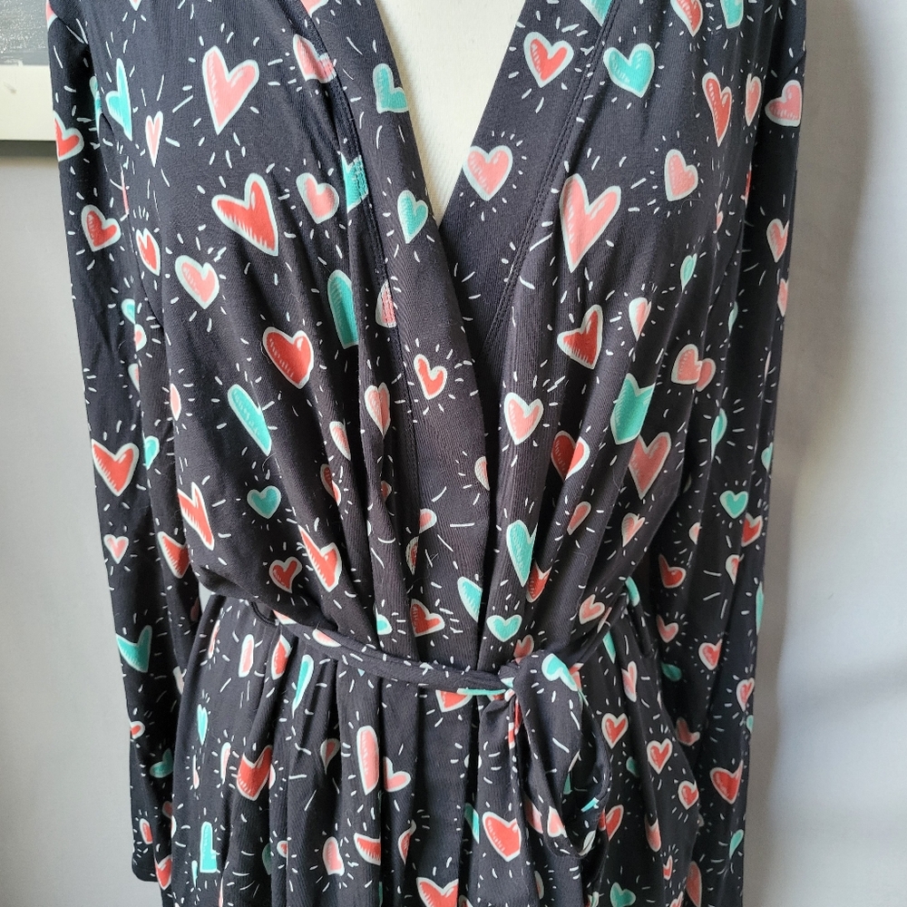 MeUndies Heart‎ to Heart Robe M L - Picture 3 of 14